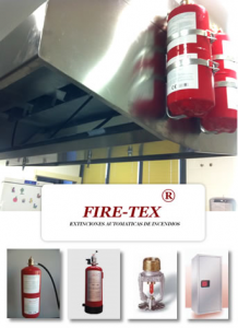 extintor automática para cocina